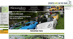 Desktop Screenshot of carsinthepark.org.uk