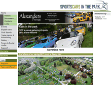 Tablet Screenshot of carsinthepark.org.uk